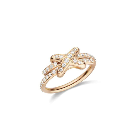 [LORA]JEUX DE RING PINK GOLD DIAMOND