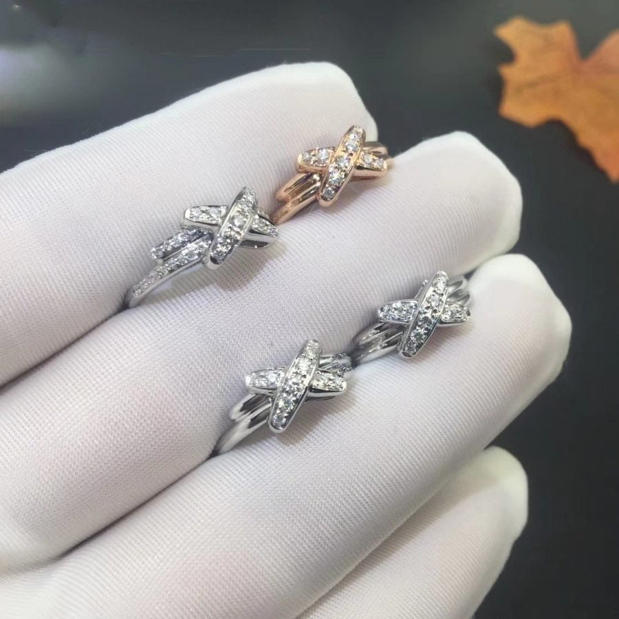 [LORA]JEUX DE SILVER DIAMOND RING