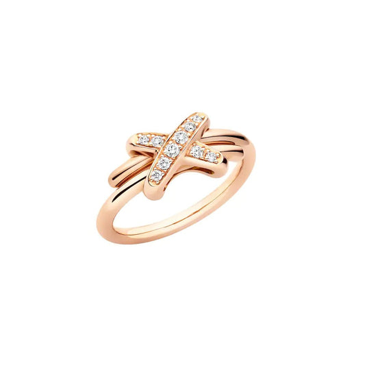 [LORA]JEUX DE PINK GOLD DIAMOND RING