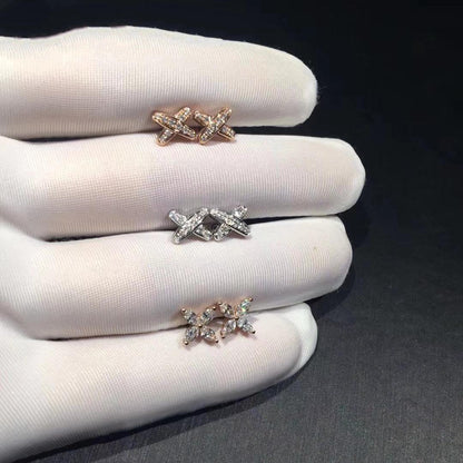 [LORA]JEUX DE DIAMOND EARRINGS