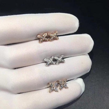 [LORA]JEUX DE DIAMOND EARRINGS