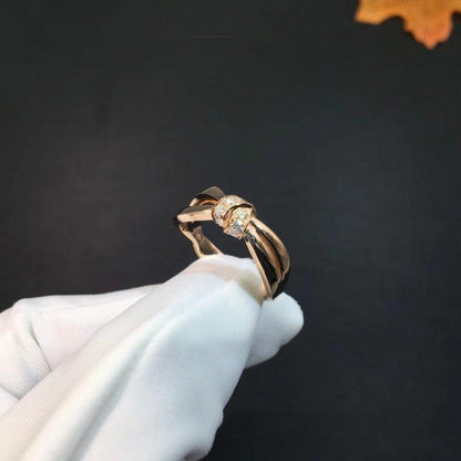 [LORA]LIENS RING PINK GOLD DIAMOND