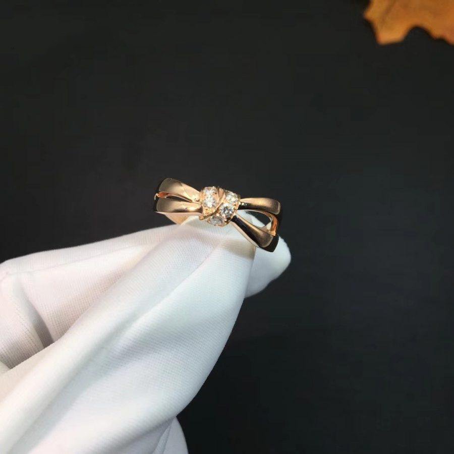 [LORA]LIENS RING PINK GOLD DIAMOND