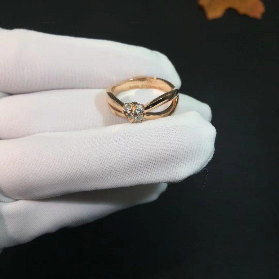 [LORA]LIENS RING PINK GOLD DIAMOND