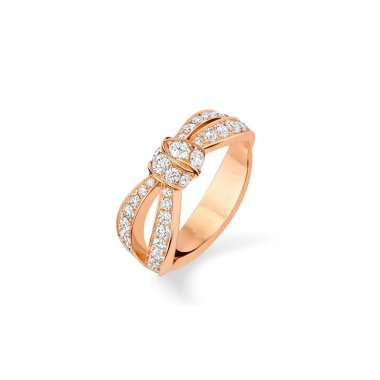 [LORA]LIENS PINK GOLD DIAMOND RING