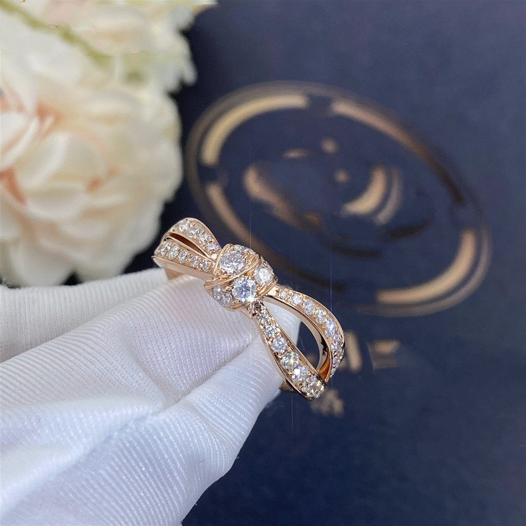[LORA]LIENS PINK GOLD DIAMOND RING