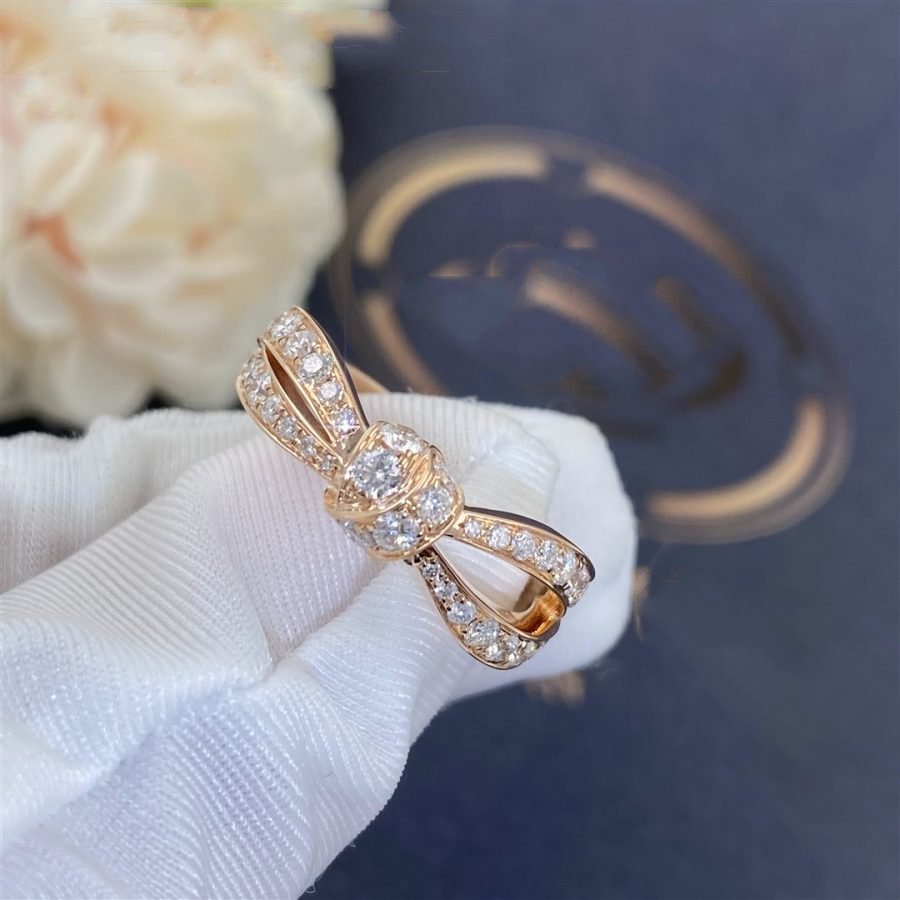 [LORA]LIENS PINK GOLD DIAMOND RING