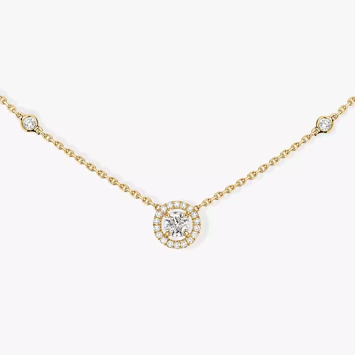 [LORA] Diamond Necklace 0,20ct Brilliant Shape Joy