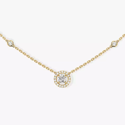 [LORA] Diamond Necklace 0,20ct Brilliant Shape Joy