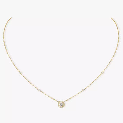 [LORA] Diamond Necklace 0,20ct Brilliant Shape Joy