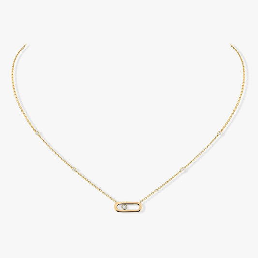[LORA] MOVE UNO DIAMOND NECKLACE