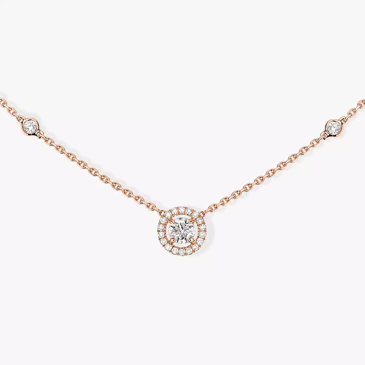 [LORA] Diamond Necklace 0,20ct Brilliant Shape Joy