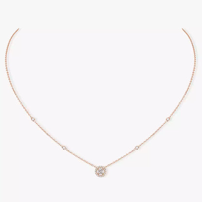 [LORA] Diamond Necklace 0,20ct Brilliant Shape Joy