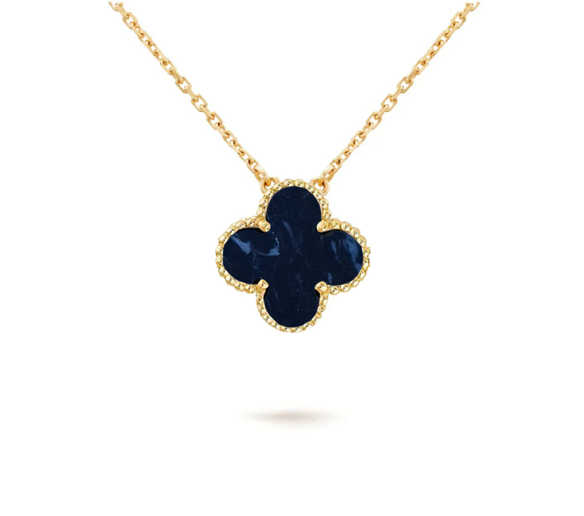 [Lora]CLOVER 15MM SINGLE FLOWER NECKLACE COLLECTION