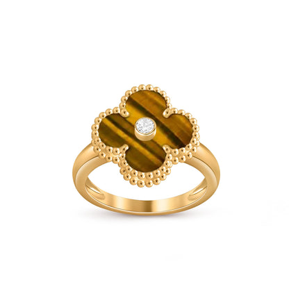 [Lora]CLOVER DIAMOND RING GOLD COLLECTION
