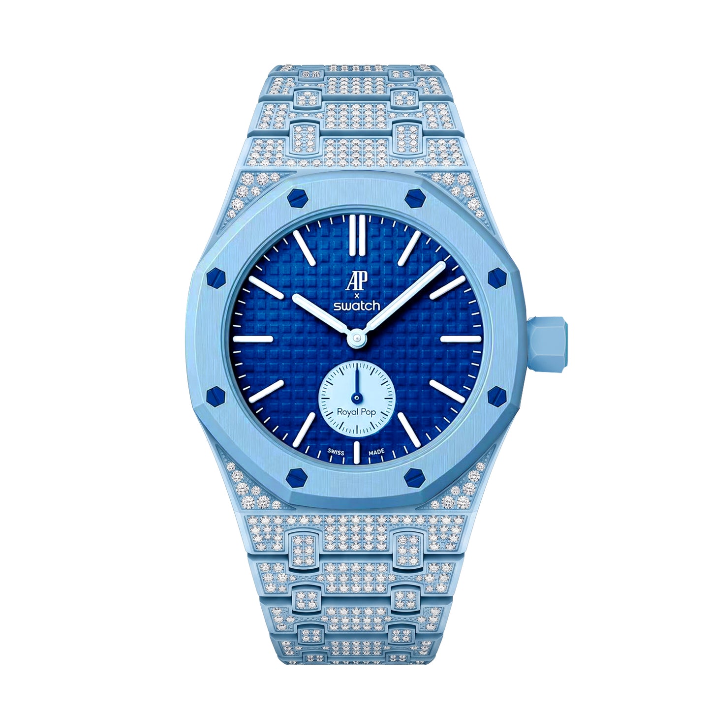 Royal Oak Pop Exclusive Bioceramic Case & Bioceramic Strap Diamond