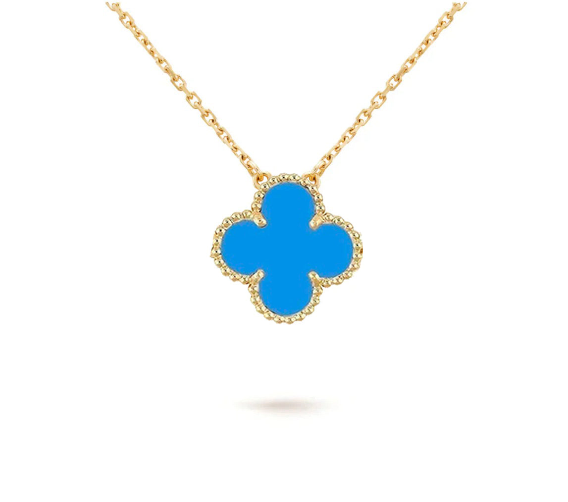 [Lora]CLOVER 15MM SINGLE FLOWER NECKLACE COLLECTION