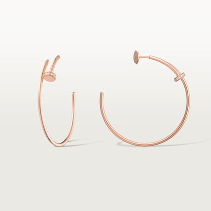 [LORA] JUSTE HALF DIAMOND LARGE EARRINGS