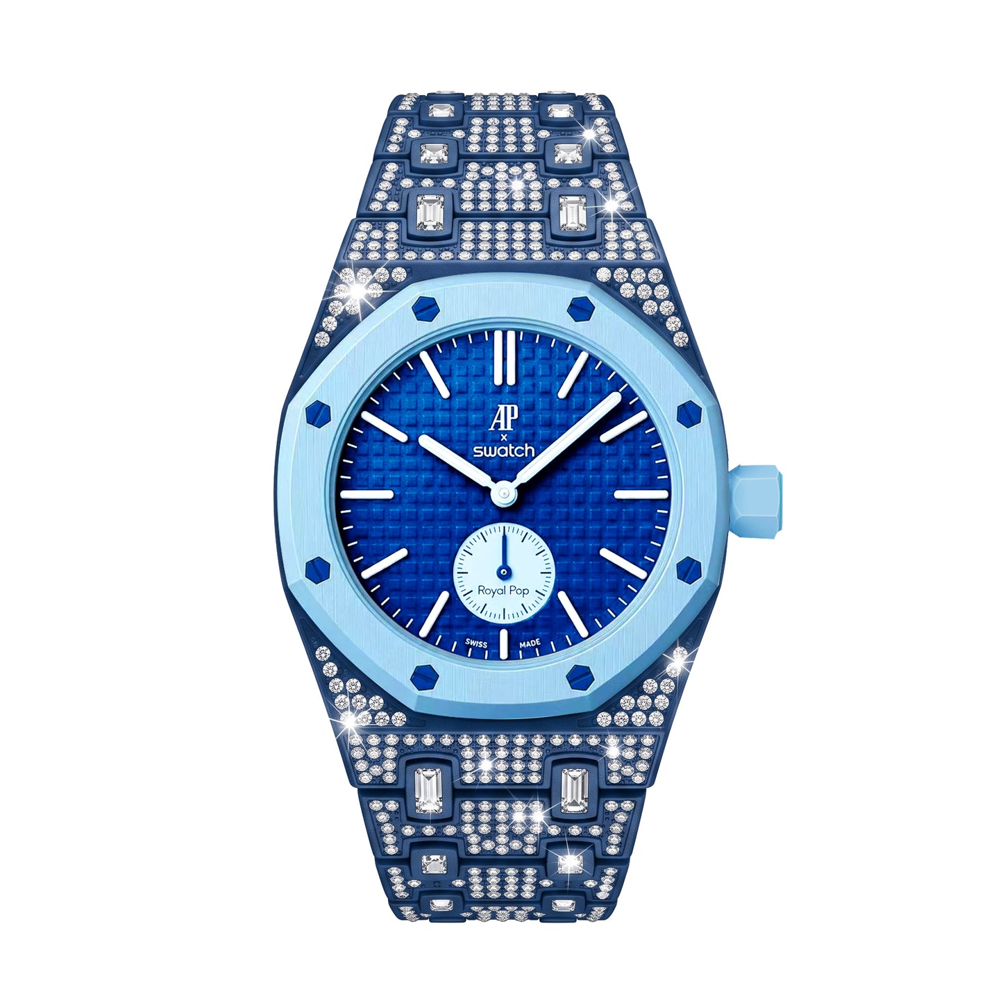 Royal Oak Pop Exclusive Bioceramic Case & Bioceramic Strap Diamond