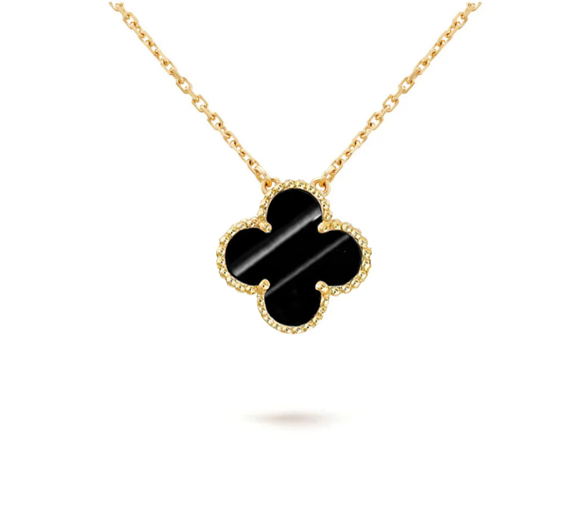 [Lora]CLOVER 15MM SINGLE FLOWER NECKLACE COLLECTION
