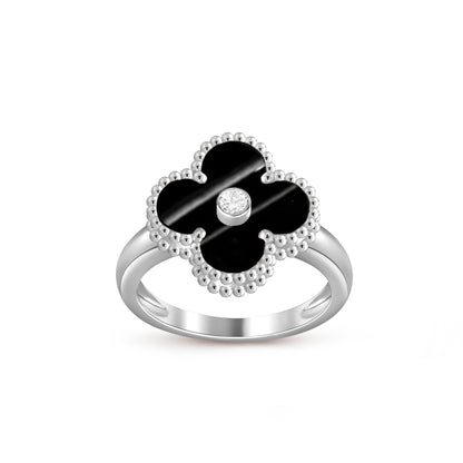 [Lora]CLOVER SILVER DIOMND RING COLLECTION