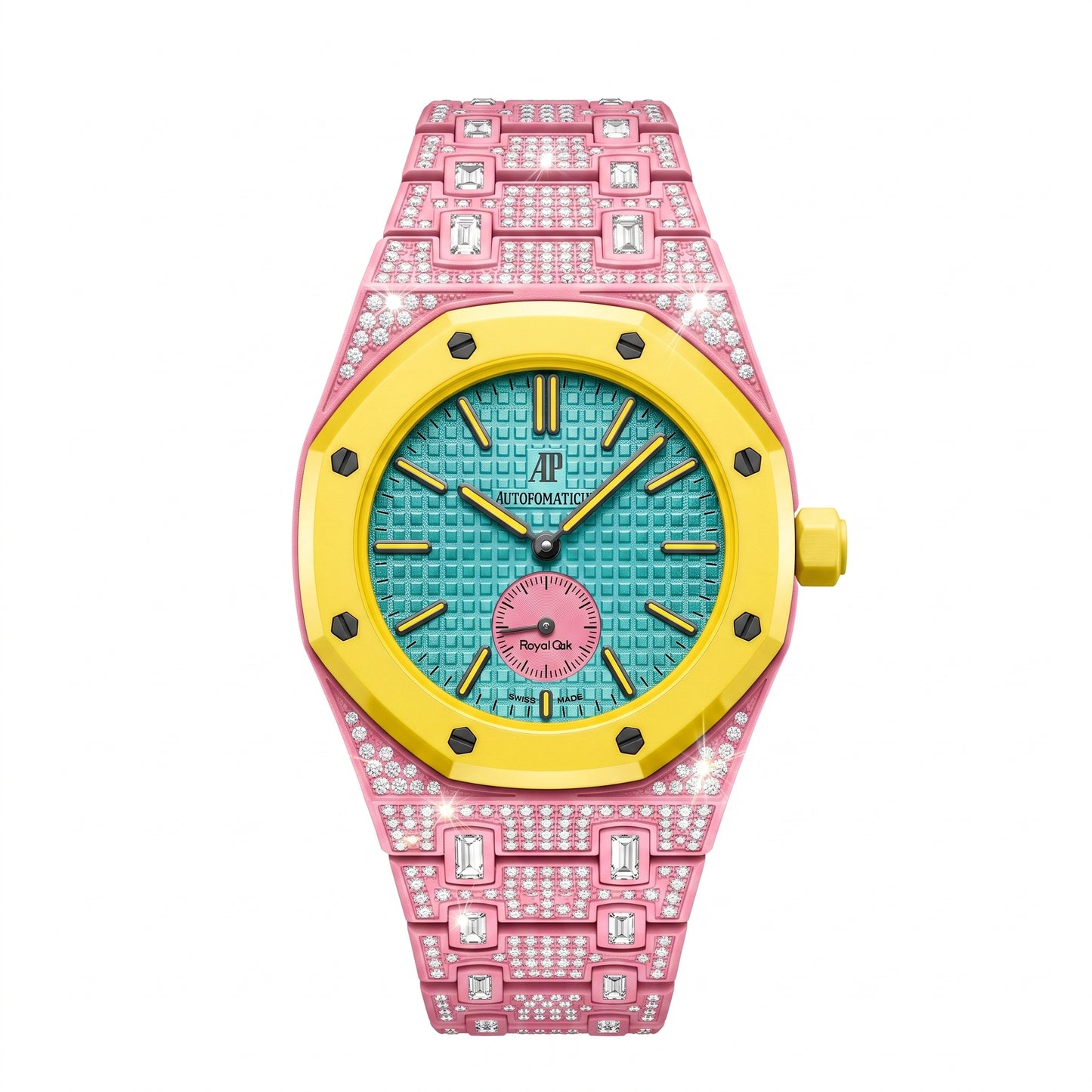 Royal Oak Pop Exclusive Bioceramic Case & Bioceramic Strap Diamond