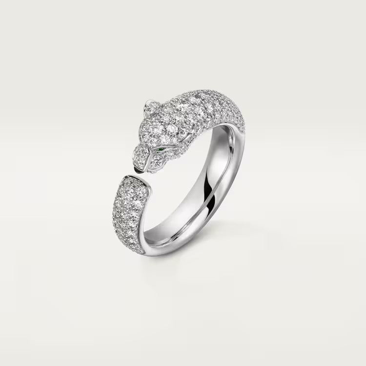 [LORA] PANTHERE FULL DIAMOND SMALL RING