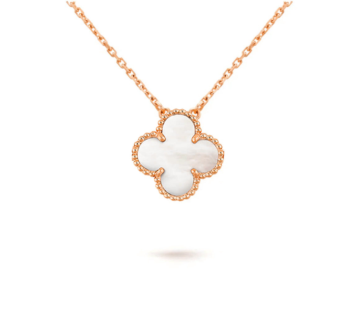[Lora]CLOVER 15MM SINGLE FLOWER NECKLACE COLLECTION