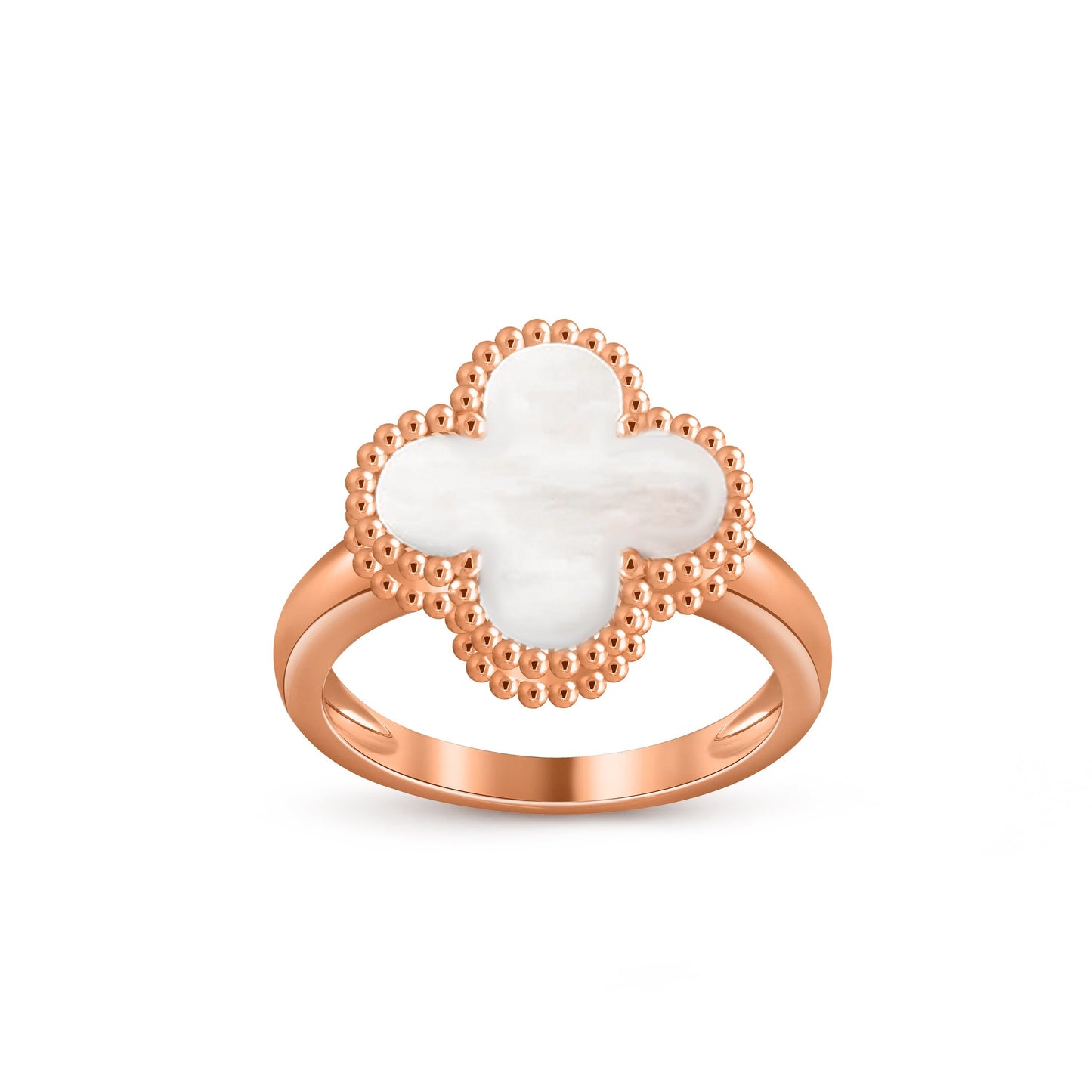 [Lora]CLOVER RING ROSE GOLD COLLECTION