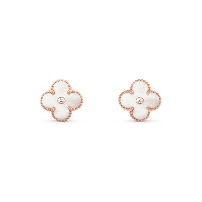 [Lora]CLOVER  15MM DIAMOND EARRINGS COLLECTION