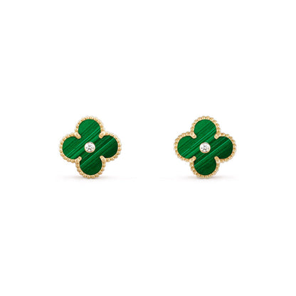 [Lora]CLOVER  15MM DIAMOND EARRINGS COLLECTION