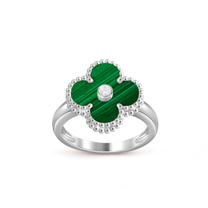 [Lora]CLOVER SILVER DIOMND RING COLLECTION