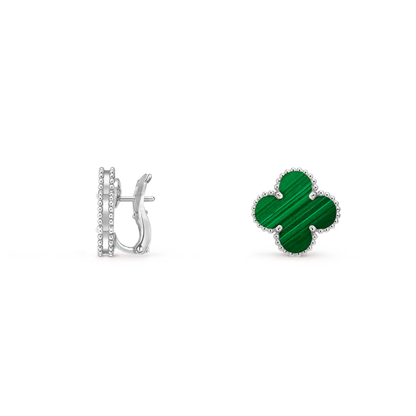 [Lora]CLOVER SILVER 15MM MOP EARRINGS COLLECTION