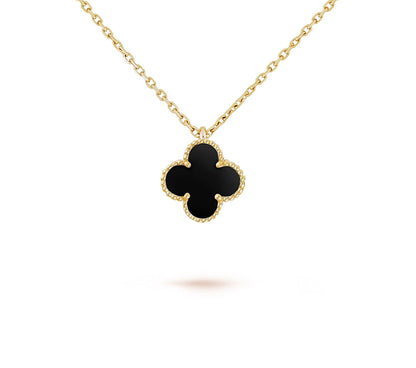 [Lora]CLOVER MINI 9.5MM CARNELIANS NECKLACE COLLECTION