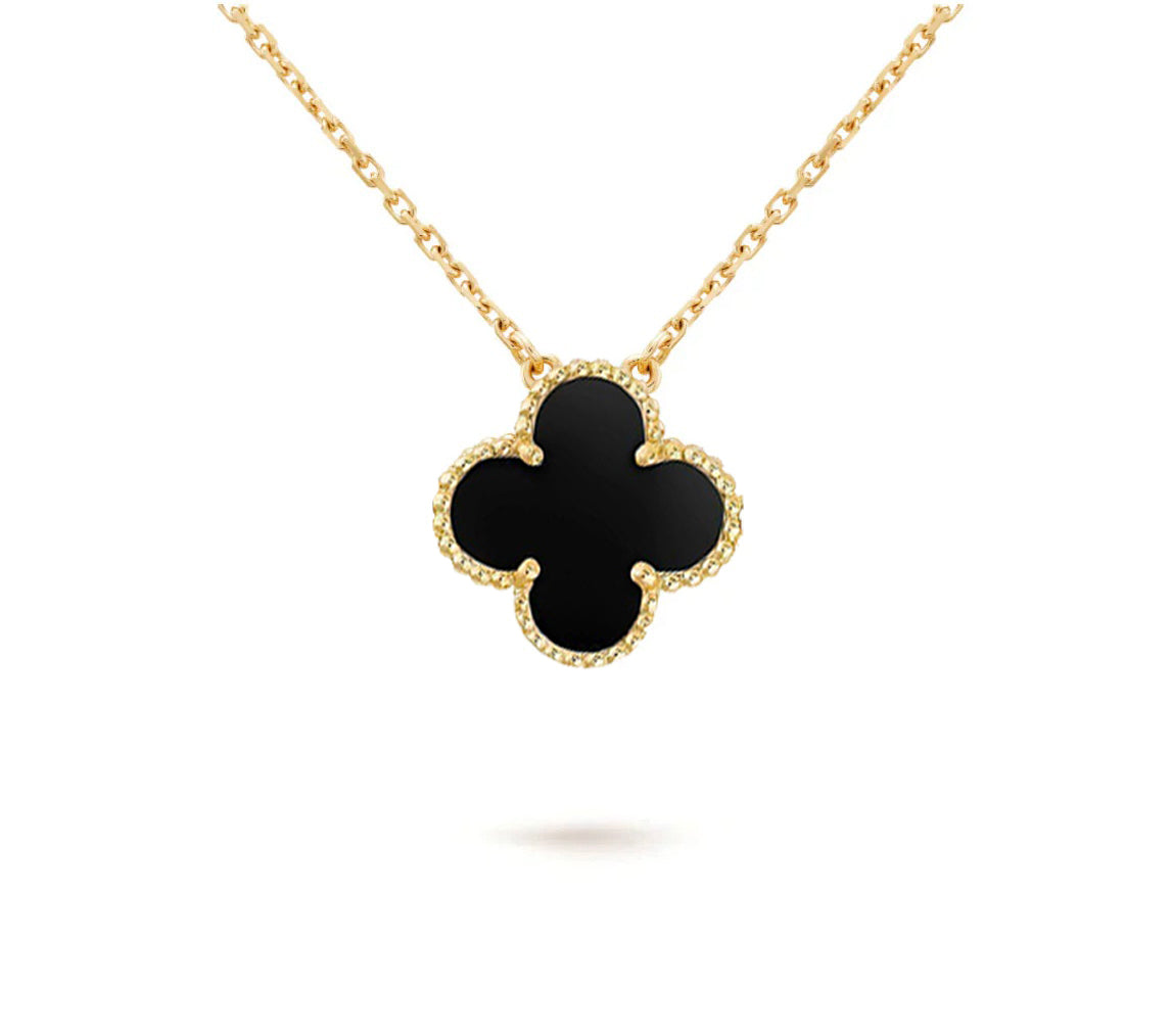 [Lora]CLOVER 15MM SINGLE FLOWER NECKLACE COLLECTION