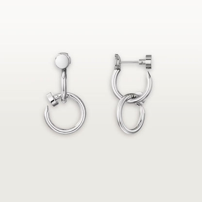 [LORA] JUSTE NO DIAMOND DOUBLE EARRINGS