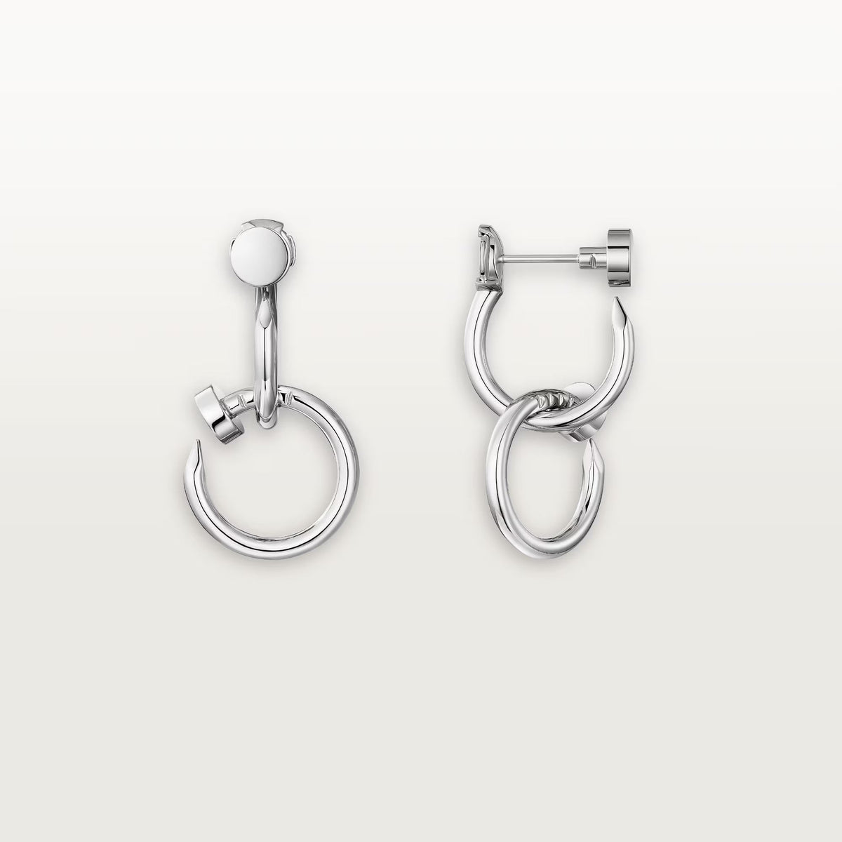 [Lora] JUSTE NO DIAMOND DOUBLE EARRINGS