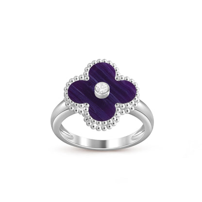 [Lora]CLOVER SILVER DIOMND RING COLLECTION