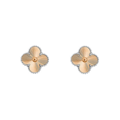 [Lora]CLOVER SILVER 15MM EARRINGS COLLECTION