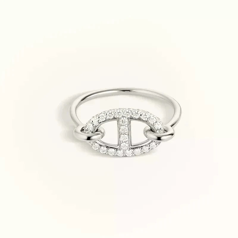 [LORA]RONDE SMALL SILVER DIAMOND RING