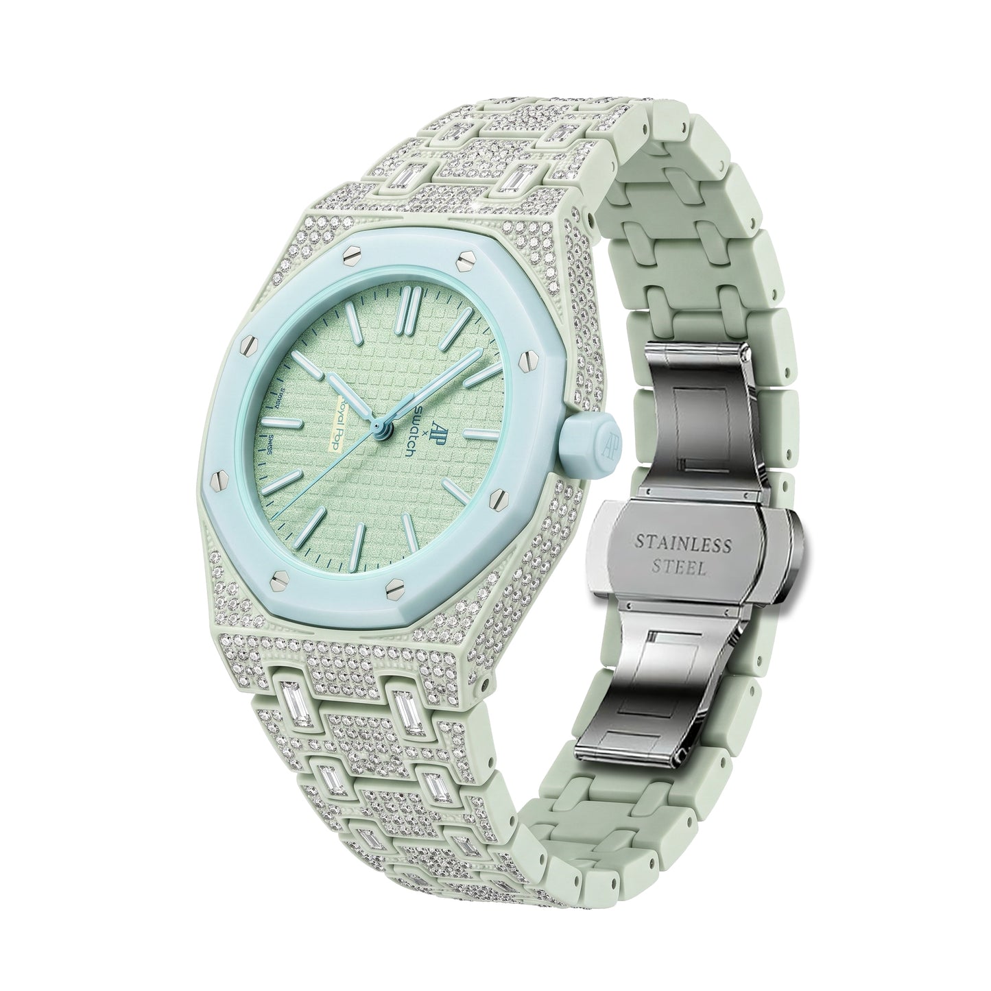 Royal Oak Pop Exclusive Bioceramic Case & Bioceramic Strap Diamond