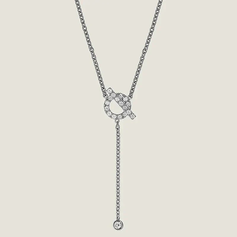 [LORA]FINESSE SILVER DIAMOND NECKLACE