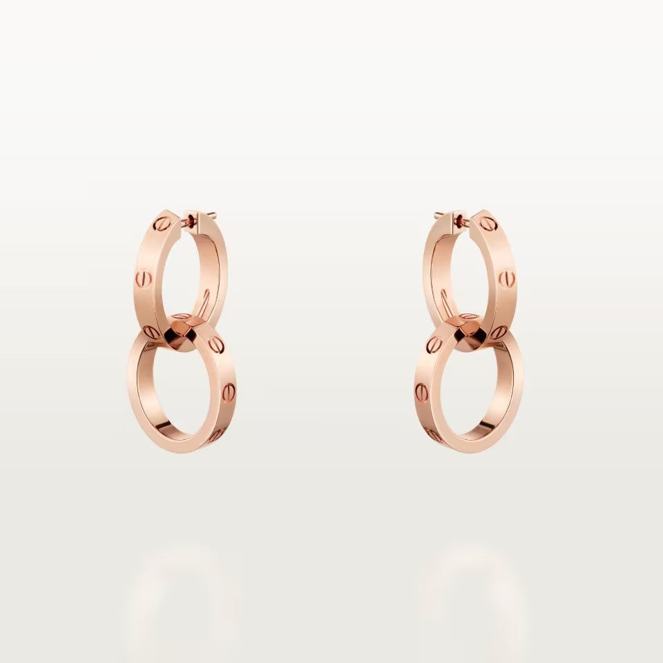 [LORA] LOVE 3.3MM DANGLE EARRINGS