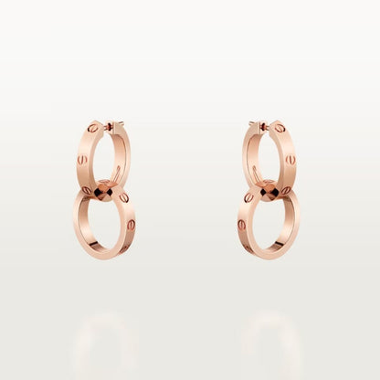 [LORA] LOVE 3.3MM DANGLE EARRINGS