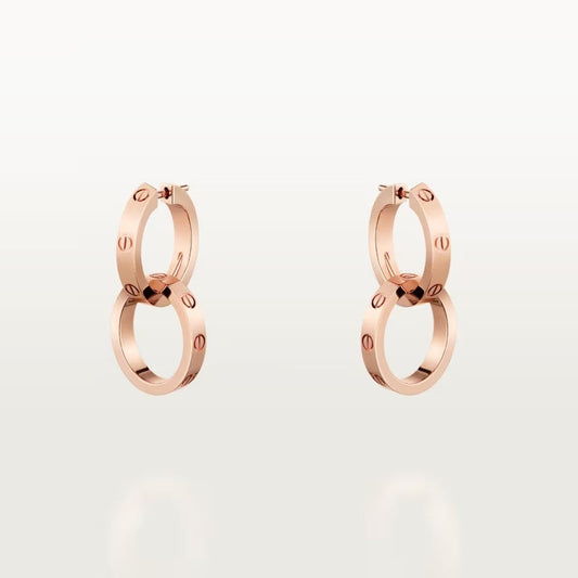 [Lora] LOVE 3.3MM DANGLE EARRINGS