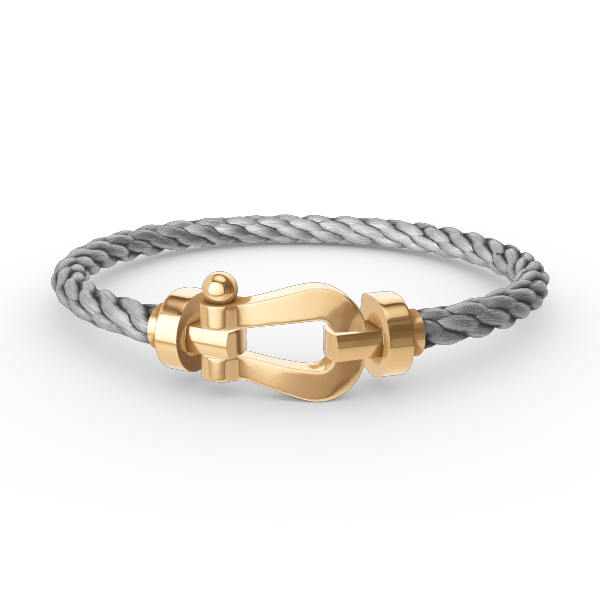 [LORA]FORCE LARGE HORSESHOE NO DIAMOND BRACELET GOLD