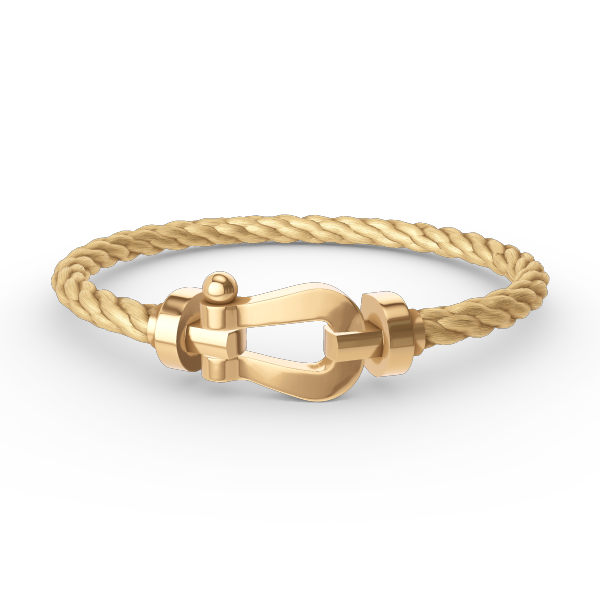 [LORA]FORCE LARGE HORSESHOE NO DIAMOND BRACELET GOLD
