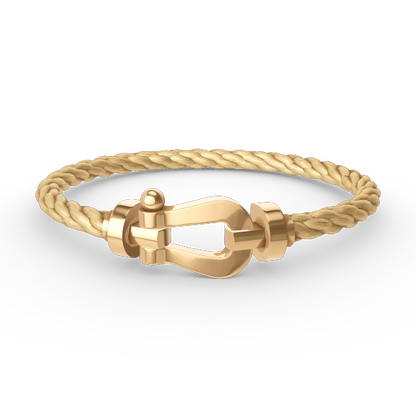[LORA]FORCE LARGE HORSESHOE NO DIAMOND BRACELET GOLD