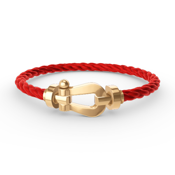 [LORA]FORCE LARGE HORSESHOE NO DIAMOND BRACELET GOLD