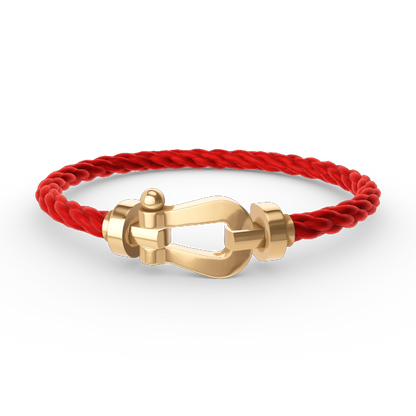 [LORA]FORCE LARGE HORSESHOE NO DIAMOND BRACELET GOLD